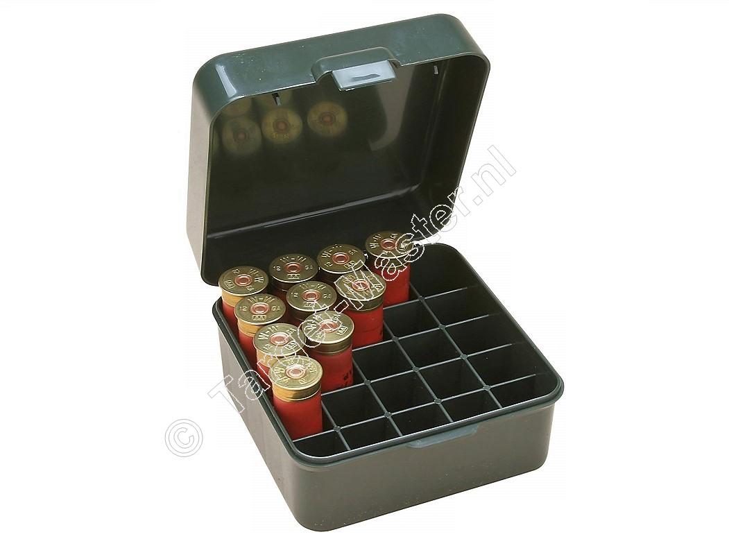 MTM S25-12M Ammo Box 12 Gauge FOREST GREEN content 25
